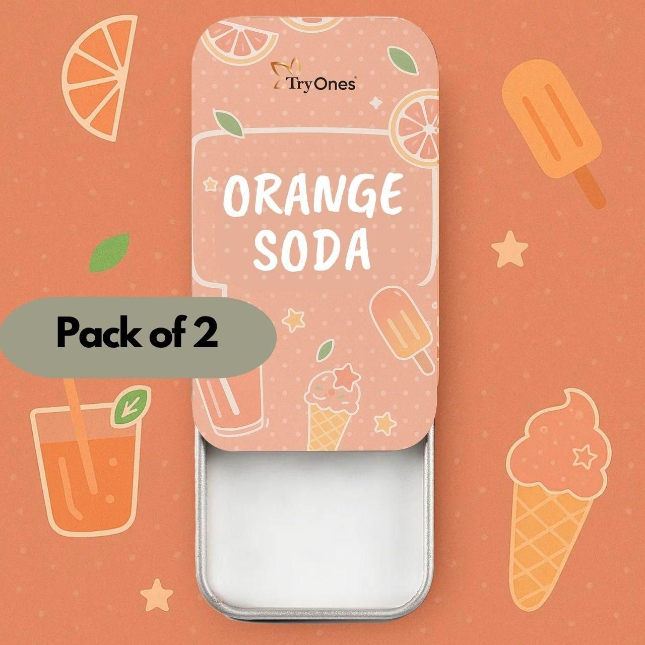 Orange Soda Solid Perfume 20 gm Pack of 2